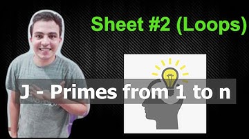 J - Primes from 1 to n