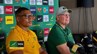 Rassie Erasmus Names Springbok Squad to Face All Blacks! | Press Conference 