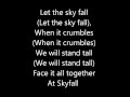 Adele Skyfall - Lyrics (James Bond Theme)
