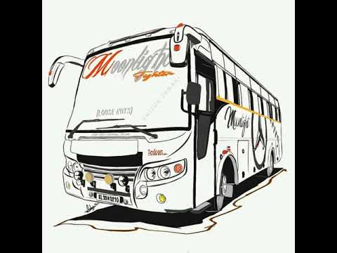 kerala tourist bus drawing images