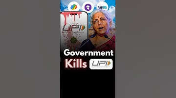 Why GOVERNMENT wants you to STOP USING UPI - GooglePay, PhonePe, Paytm #shorts #trending