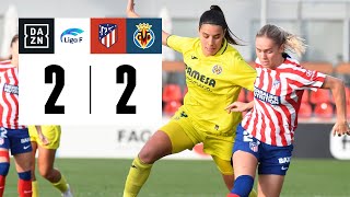 Atlético de Madrid vs Villarreal CF (2-2) | Resumen y goles | Highlights Liga F