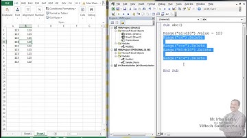 Excel Macros Insert Delete Hide Part 20 by Irfan Bakaly