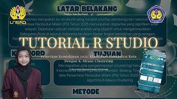 Pemetaan Kemiskinan 2025: K-Means Clustering Kabupaten/Kota | Tutorial R Studio
