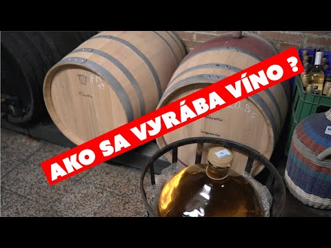 Video: Ako Sa Vyrába čierne Víno