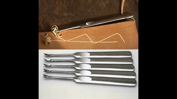 5Pcs Working Hand leather Edge Skiving DIY Tools Keen Edge Beveler Kits