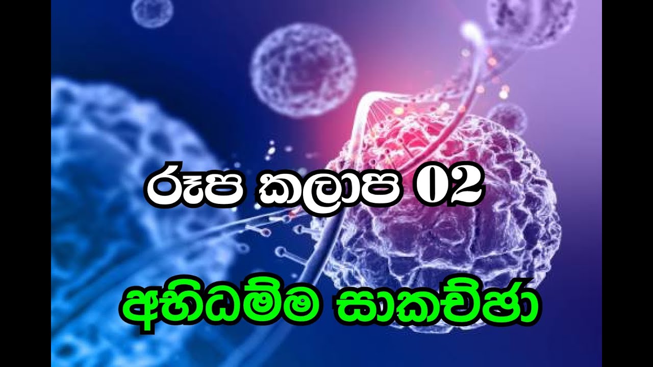 අභිධම්ම සාකච්ඡා - 20 - RUPA KALAPA 2 රූප කලාප 02