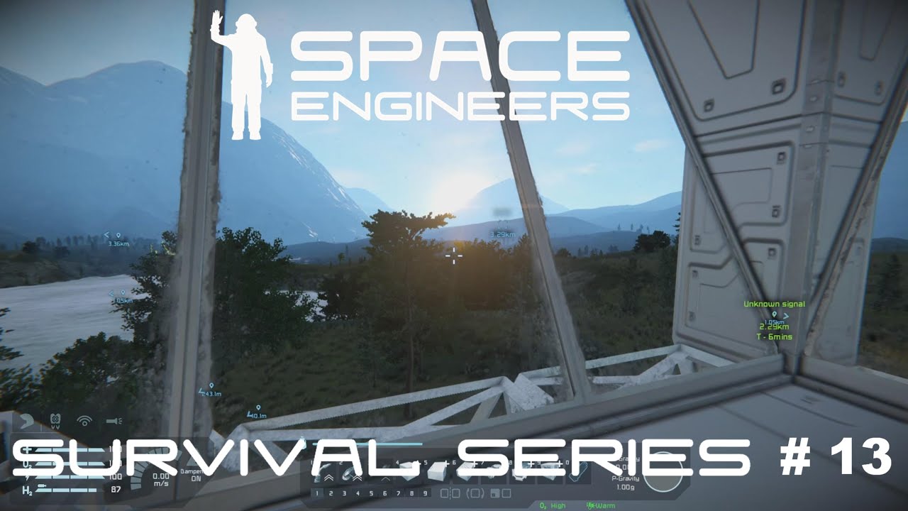 Space Engineers Survival Ep #13 Drilling out base and searching for ...