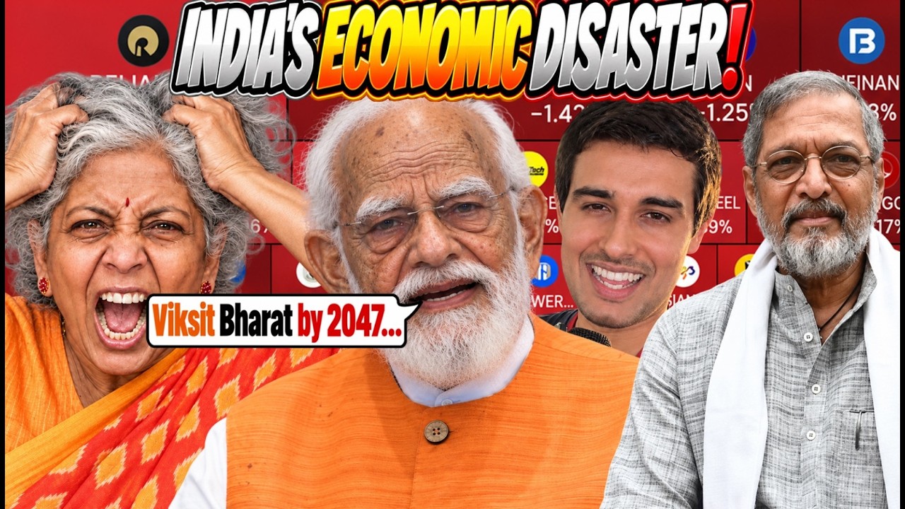 MODI ROASTED ON INDIA’S ECONOMIC DISASTER | DHRUV RATHEE & RIP NANA PATEKAR