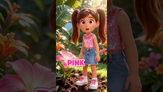 Learn the Color Pink is Spanish 🌸 #bilingualparenting #kidsvideo #youtubekids #kidscontent #kids