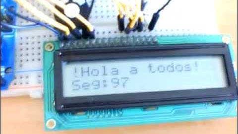 LCD Hola Mundo (Arduino UNO)