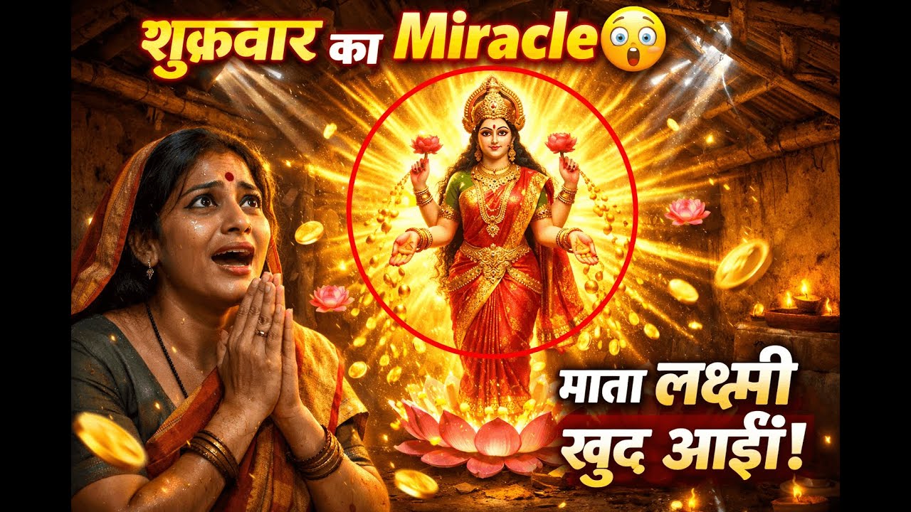 👉 माता लक्ष्मी का सच्चा चमत्कार 🙏 | शुक्रवार को हुआ दिव्य दर्शन | Bhakti Kahani