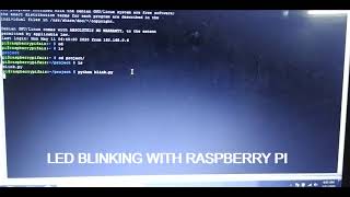 LED Blinking with Raspberry Pi