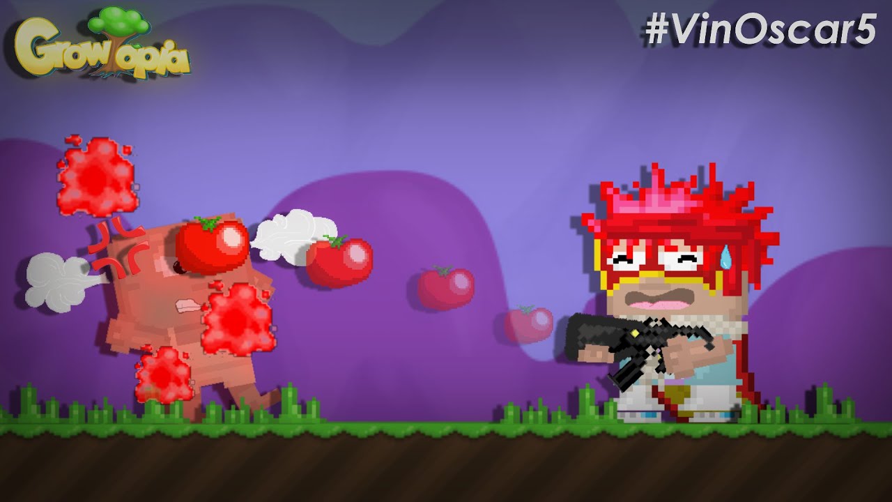 TROLLING PEOPLE WITH TOMATO ( funny )| GROWTOPIA 