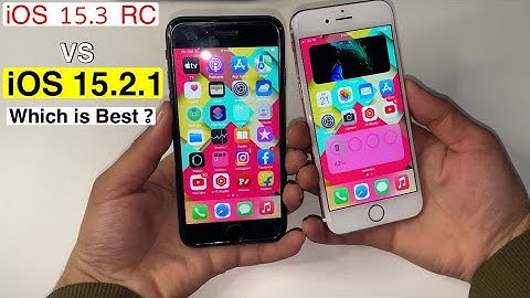 iOS 15.2.1 VS iOS 15.3 RC | Performance, Battery Backup, Everything..