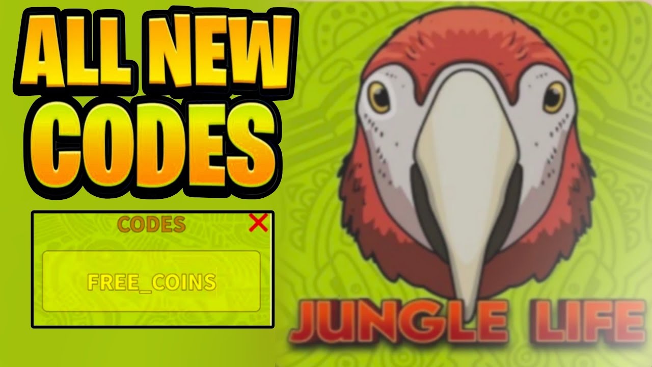MACAW UPD JUNGLE LIFE CODES ROBLOX 2026 JUNGLE LIFE CODES 2026 