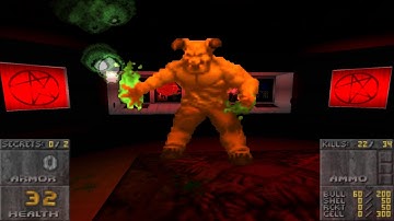 Doom 2 NoMonochrome Level 1 UV Max with Beautiful Doom (Commentary)