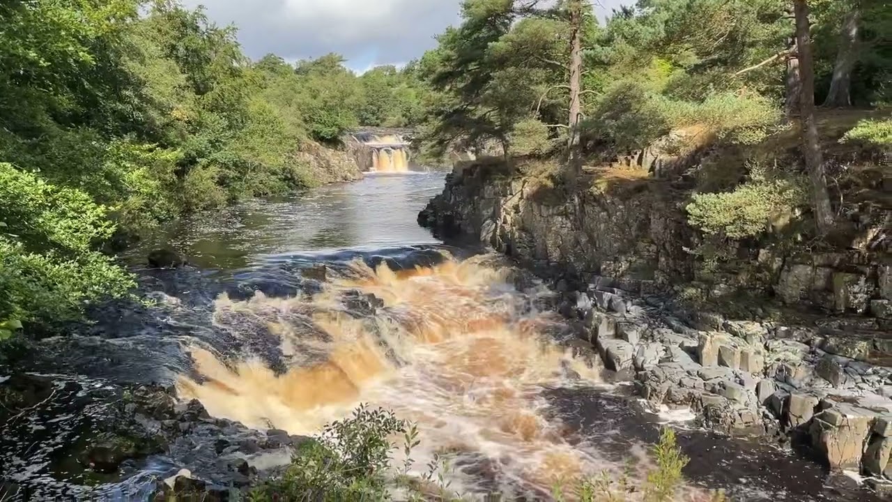 Low Force on the River Tees near Bowlees Visitor Centre, Teesdale, County Durham