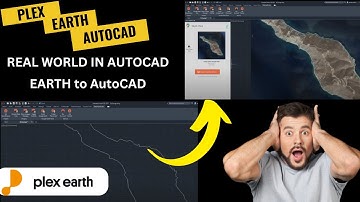 google earth in autocad | plex earth | how to use plex earth in autocad @PlexEarth #plexearth