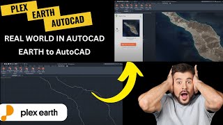 google earth in autocad | plex earth | how to use plex earth in autocad @PlexEarth #plexearth