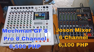 Mechman 8 Channel Vs Joson Six Channel Mixer