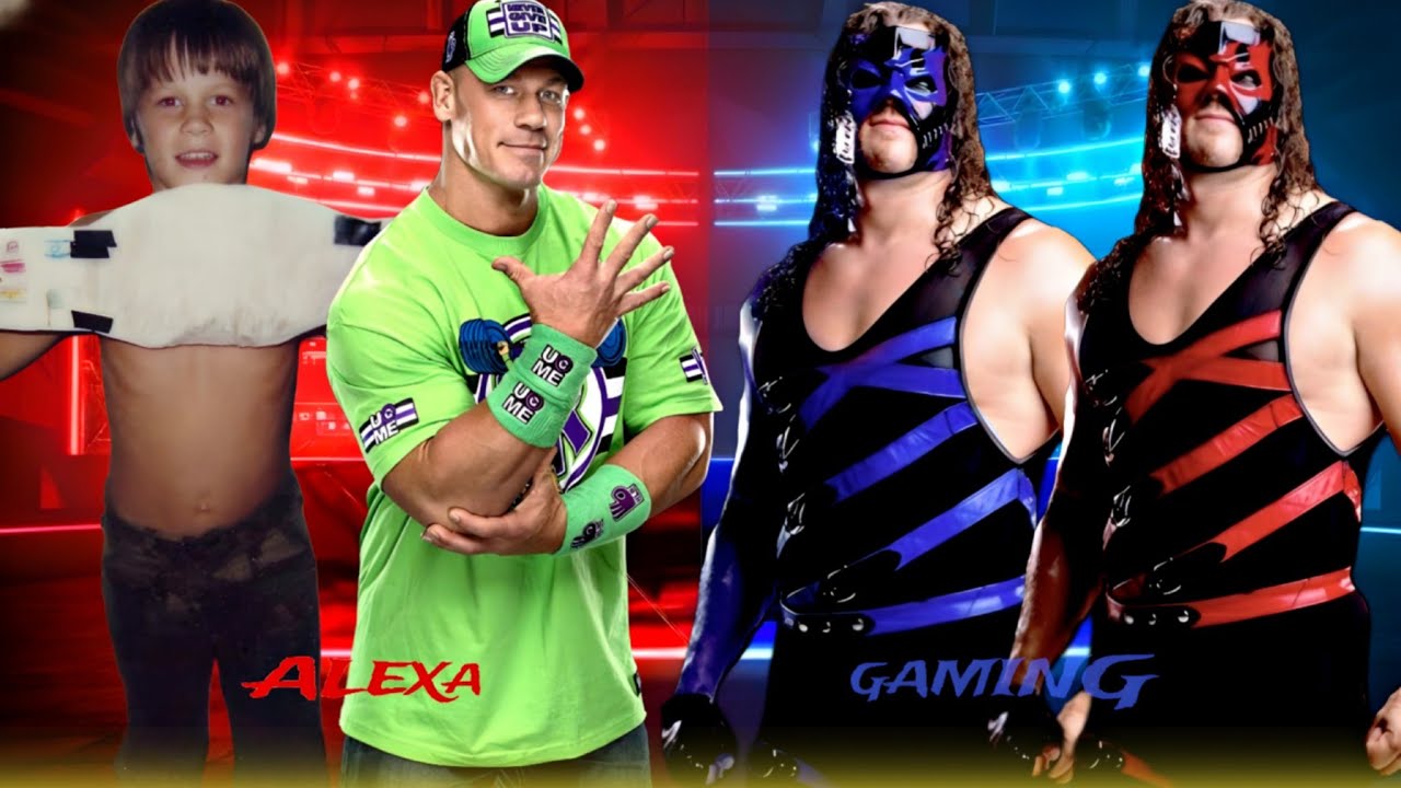 Kid John Cena & John Cena vs Blue Kane & Red Kane – Tornado Tag Team Match | WWE 2K25 Chaos Battle