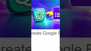 How I Build Google Forms Using ChatGPT Shorts