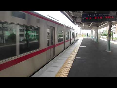 名鉄神宮前駅2番線　準急新可児行き到着