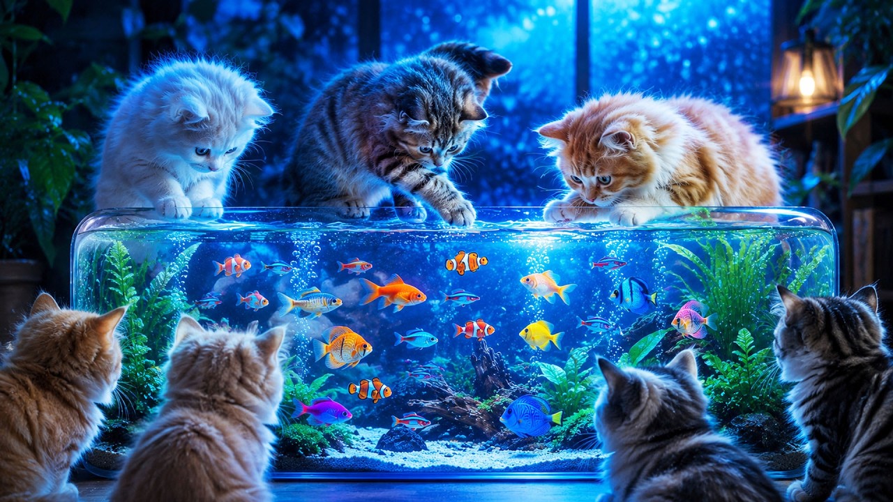 Cat TV Fish Tank: Your Cat Will Go Crazy Trying to Catch These Fish! 🐱🐟 ...