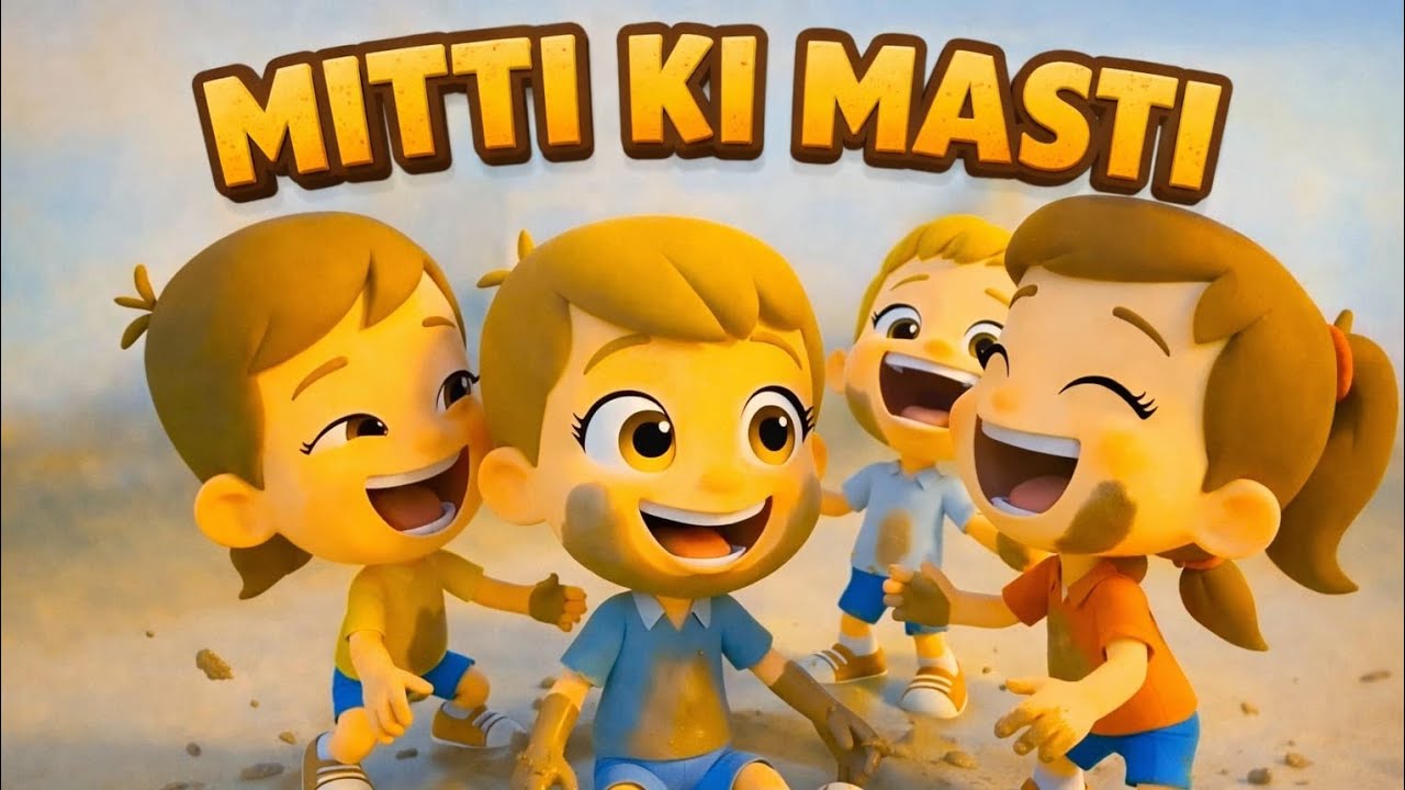 Mitti Ki Masti 🌱 | Hindi Kids Song | Fun & Learning Rhyme
