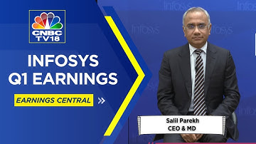 LIVE | Infosys Q1 Results: Net Profit ₹5,945 cr | Infosys Management Addresses Media | WATCH