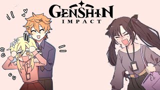 Exposed By The Shortcut Genshin Impact Comic Dub