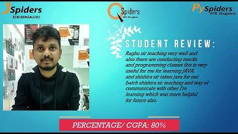 SUCCESSFULLY PLACED AS Node JS Developer from JSpiders BTM | STUDENT REVIEW | 2022 Placements