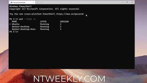 Check WSL Linunx Distribution Version on Windows