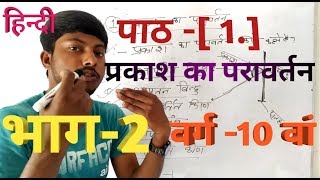 Class-10th physics chapter-(1)प्रकाश का परावर्तन।   ll Bihar board study ll part2