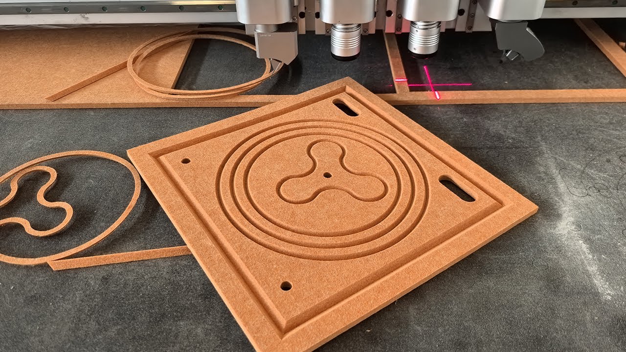 Dual Bevel Tools for PET Felt Panels | Multi-Angle Grooving and Curve & Circle Cutting