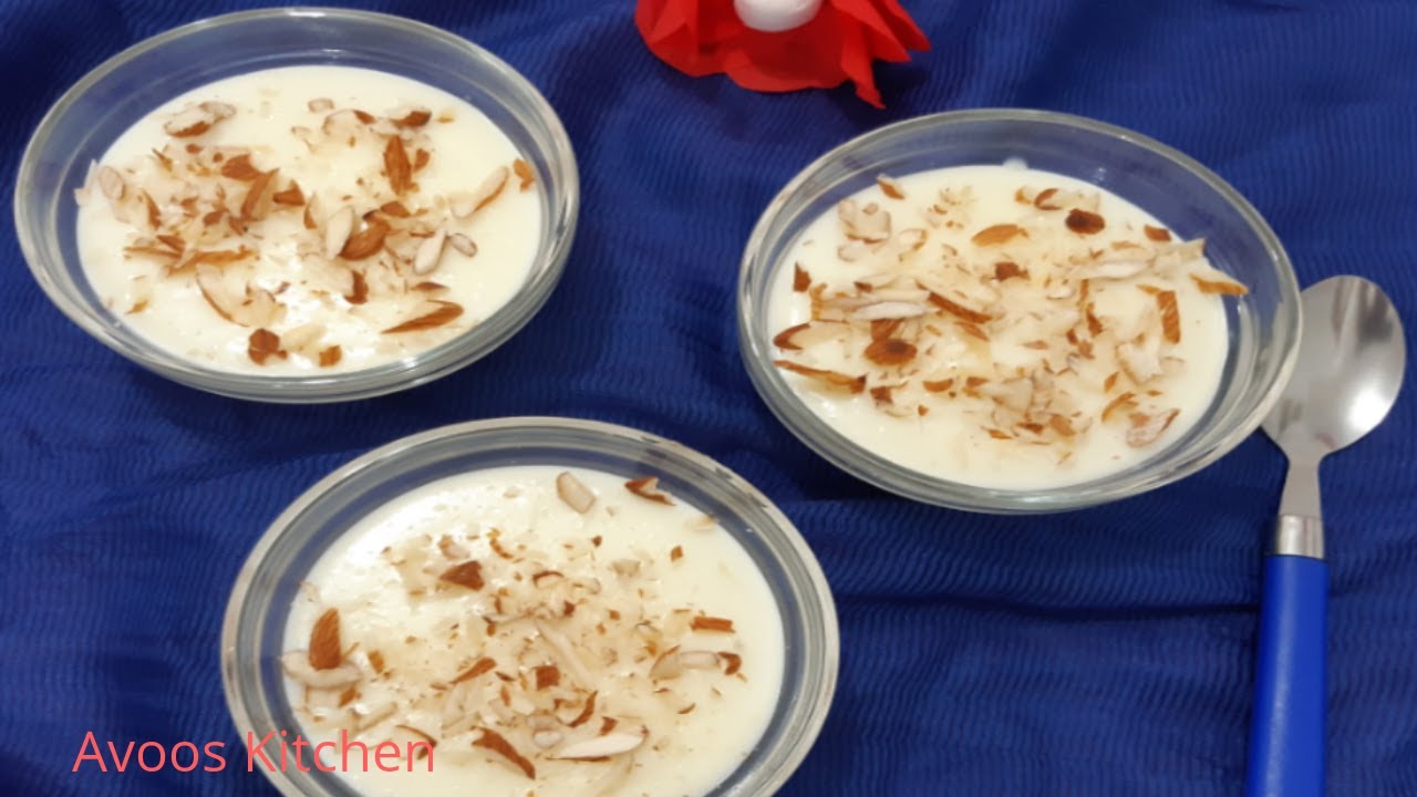 Mahalabia Arabic Milk Pudding that's Easy, Quick and Tasty Arabian