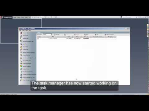Automate Creation of Drawings with Solidworks Task scheduler