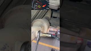 Troubleshooting engine warning errors caused by the O2 sensor.