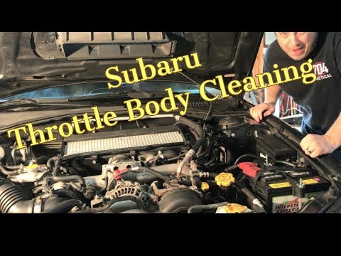 Subaru Baja Turbo - Throttle Body Cleaning - Removing Intercooler