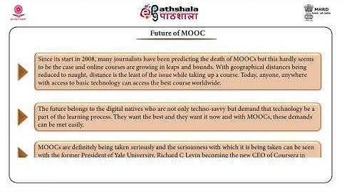 Mooc  features and application AE