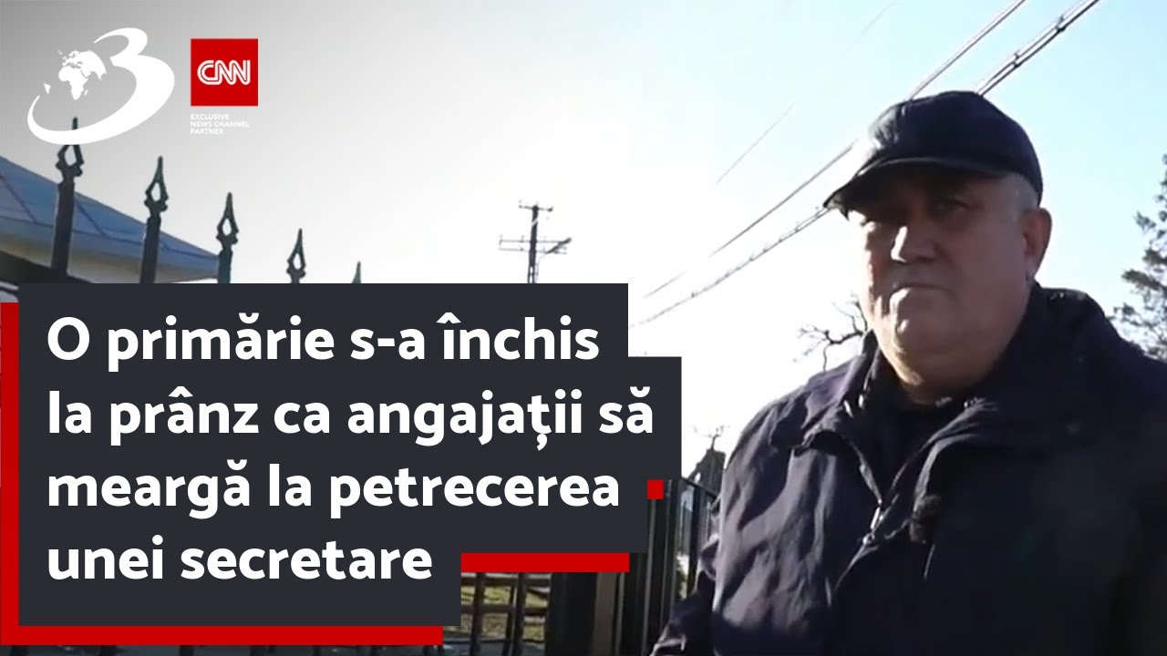 O primărie s-a închis la prânz ca angajații să meargă la petrecerea unei secretare.
