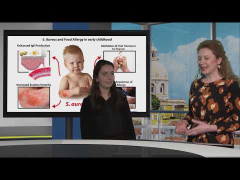 Olympia Tsilochristou explains the link between S.Aureus and food allergy in children