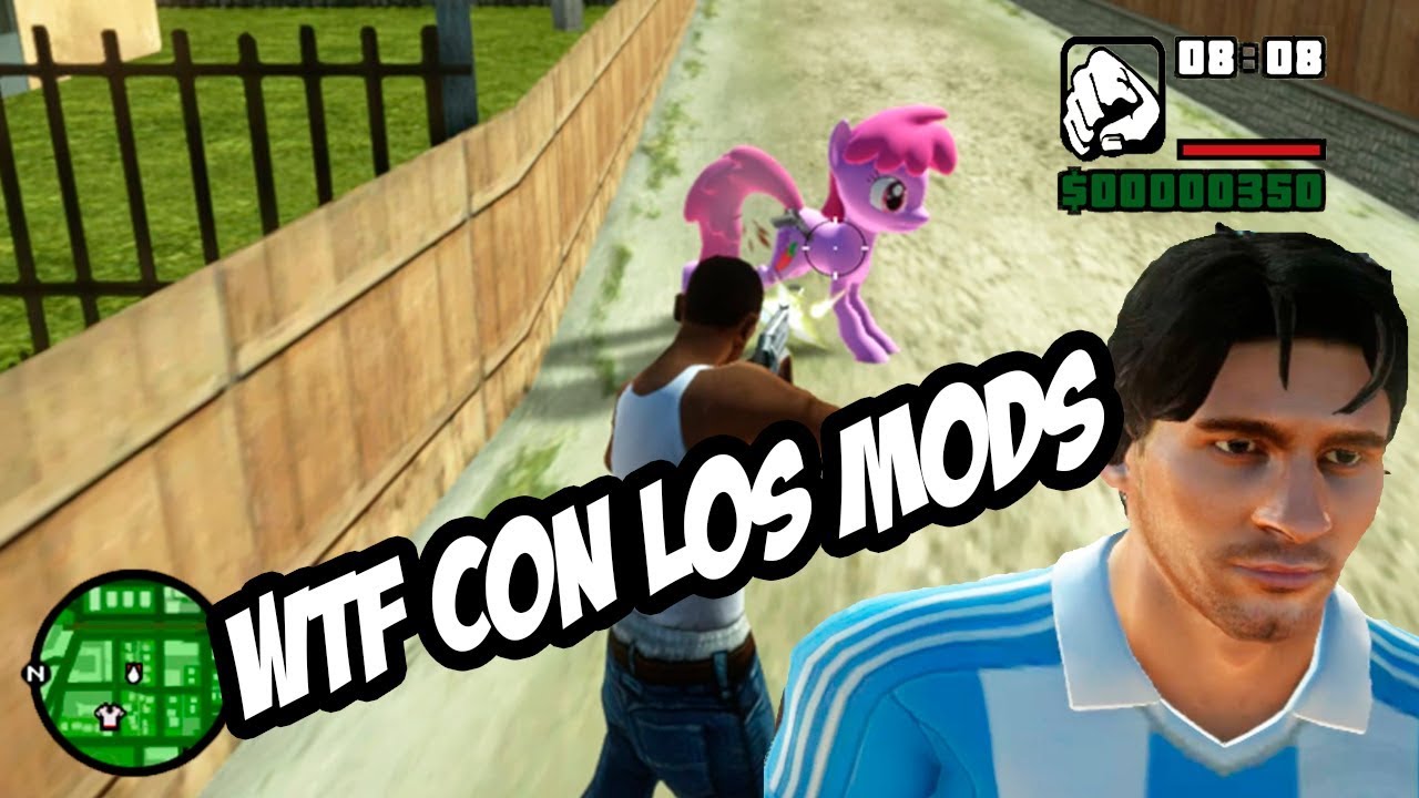 Mi GTA San Andreas tiene tantos MODS que parece del futuro