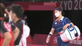 Semi final ganda putri Indonesia VS Korea di Olimpiade TOKYO 2020