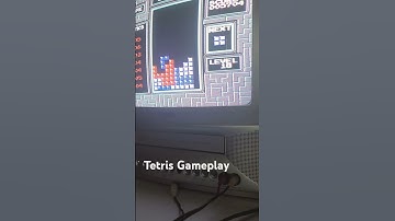 Tetris Gameplay #retrogaming #nes #retro #tetris #gaming #arcade