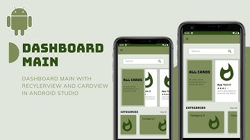 Dashboard main with RecylerView and CardView in Android Studio (Part 02)