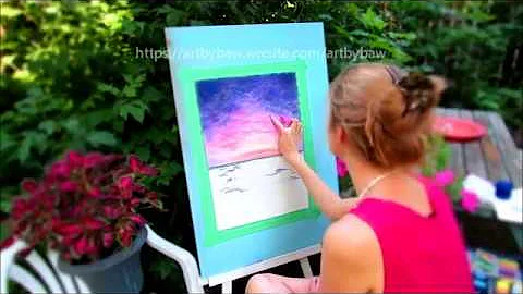 The Making of "Amethyst Sky" by Brittany Anna Witt...