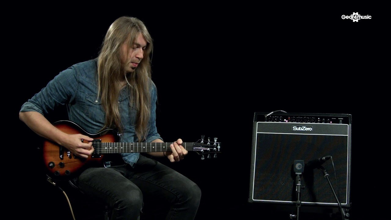 3/4 New Jersey Classic Electric Guitar by Gear4music, Sunburst | Gear4music demo