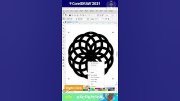 Mandala | Decoration | Corel DRAW tutorials | Shorts | 057